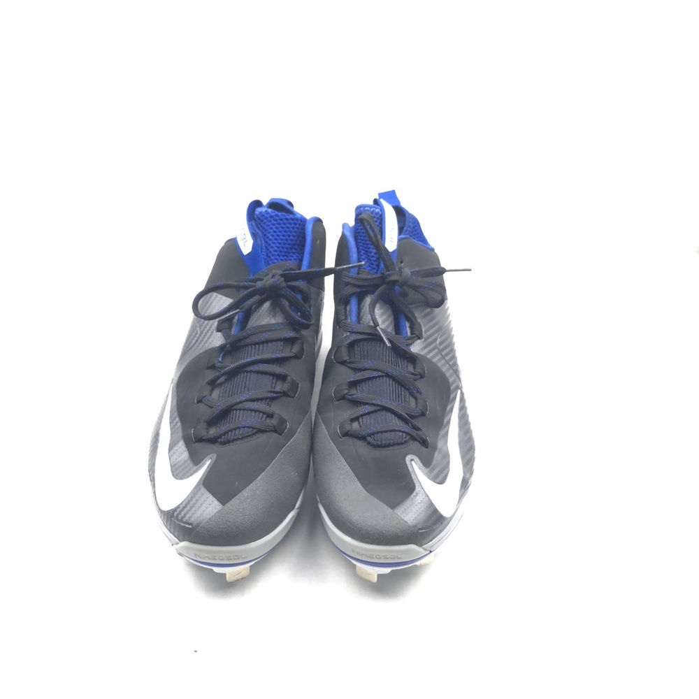 Nike Mens Air Max MVP Baseball Cleats Black/Blue - Picture 2 of 6